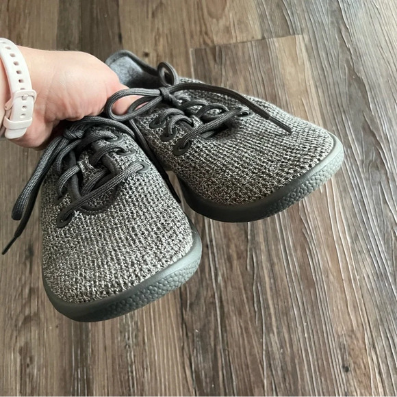 Allbirds Shoes Women's 7 Tree Runners Gray Lace Up Sneakers | like new - Picture 6 of 8
